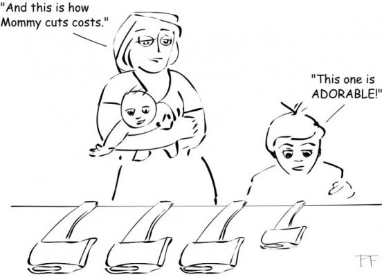 Cost-cutting hatchets