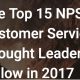Top 15 NPS leaders